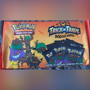 105 Pokémon Booster packs.